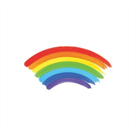 Womaha 30 Temporary Rainbow Tattoos for Kids Adults Fake Face Tattoo Stickers Women