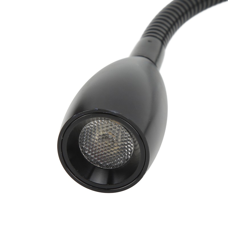 LED Reading Light 3W Wall Mount Reading Lamp Flexible Gooseneck