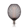 Harwez Decorative LED Light Bulb, Black Metal Mesh Cover, E26