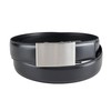 Dockers Men's Plaque Bucke Belt, Black, Medium