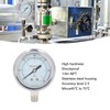 Pressure Gauge 1/4 NPT Accuracy Level 2.5 Transparent Dial Vacuum