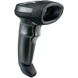 Zebra LI2208 Barcode Scanner, 1D Linear Imager, Multi-IF, USB Kit, Stand, Black