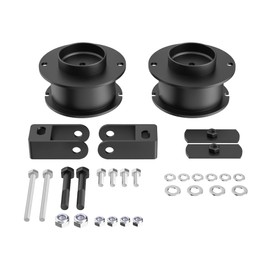 3" Front Leveling Lift Kit for 2014-2023 ram 2500 4WD, 2013-2023 ram 3500 4WD, 3'' Raise Heavy Duty Spring Strut Spacers With Shock Relocation Brackets