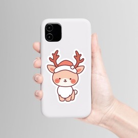 50 PC Christmas Stickers for Kids Teens, Round Seal Label Stickers Different Christmas Santa Claus Stickers 1 inch Cute Self Adhesive Gift Stickers Envelope Seals Paster Motivational Rewards-1