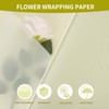 20 Sheets Matte Frosted Flower Bouquet Wrapping Paper,Double Sided Flower