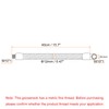 PATIKIL 15.7" Universal Gooseneck Hose, 1 Pcs M10 Fine Thread