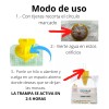 Ecotrap Mata Moscas Trampa Para Moscas Cebo Atrayente Jumbo Exterior