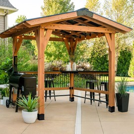 6x6 Post Base 4 Pcs,(Inner Size 5.6''x5.6'') Wood Fence Post Anchor,Decking Post Base,Railing Post Brackets,Heavy Duty Steel Post Bracket for Pavilion,Deck Railing,Support Deck Base Plate,Pergola