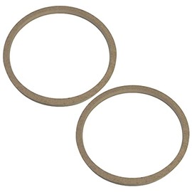 AERZETIX - C52047 - Set of 2 Adapters/Brackets/Universal Speaker Rings Ø200 mm - Ø202xØ181x12.3mm - Spacers/Ring Made of MDF for Speakers/Car/Vehicle/Sound Systems