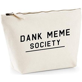 Hippowarehouse Dank meme society printed make up cosmetic wash bag 18x19x9cm
