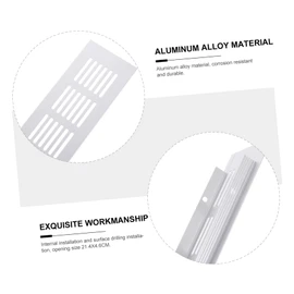 Outanaya 2pcs Aluminum Alloy Cabinet Vent Cover Breathable Mesh Accessory for Wardrobe and Cabinets Odor Ventilation Durable and Practical Design