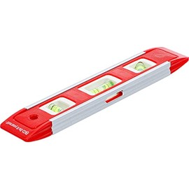 BGS Diy 50868 | Torpedo Level | with Magnet | 3 Spirit Levels | 230 mm