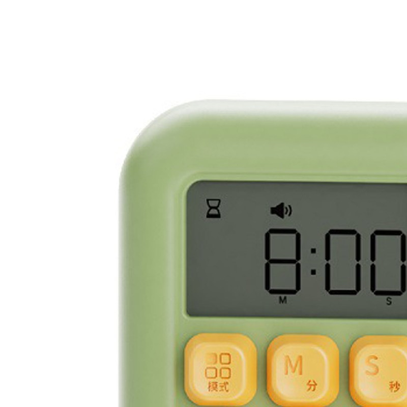 Digital Kitchen Timer Cute Precise Magnetic Easy Operation Clear Alarm