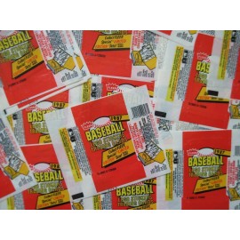 3 SCARCE 1987 FLEER RED WAX WRAPPERS Error/Variatio