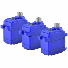 9imod 3PCS PowerHD TR-4 Mini 7.4V 2.6KG Waterproof Metal Gear Servo for Traxxas TRX4 Replaces 2065