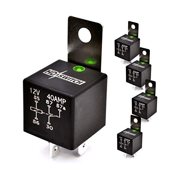 HD Switch (4 Pack 12V 40A Waterproof Relay Replaces 6679820