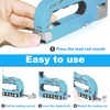 SHALL Hand Stapler Set, 3-in-1 Powerful Wooden Stapler with 3000