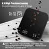 Rechargeable Coffee Scale with Timer, Diyife 3kg/0.1g High Precision Scale,