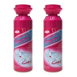 Drain Cleaner, Foaming Drain Cleaner and Deodorizer, Drains Clog Remover for Bathroom Sinks, Washbasin, Tubs (2 PCS)