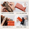 Mura Men's Long Wallet, Skimming, Genuine Leather, Braun