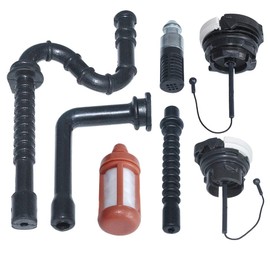 AUMEL Fuel Oil Cover Filter Pulse Line Hose Kit for Stihl MS260 026 MS 260 1121 358 7700 Replacement Parts
