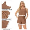 PrinStory Lounge Wear Sets For Women Summer 2 Piece Outfit