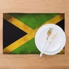 WZYWHJ Old Jamaican Flag Picture Placemats for Dining Table Set
