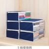 Astro 131-34 Clothes Storage Box, Set of 2, Navy Non-woven