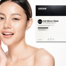 Cedam Real Lacto Black Label Lactobacillus Mask Pack Soothing Glittery Cell Mask 1 box 8 sheets / 쎄담 리얼락토 블랙라벨 유산균 마스크팩 진정 글리터리 셀 마스크 1box 8매