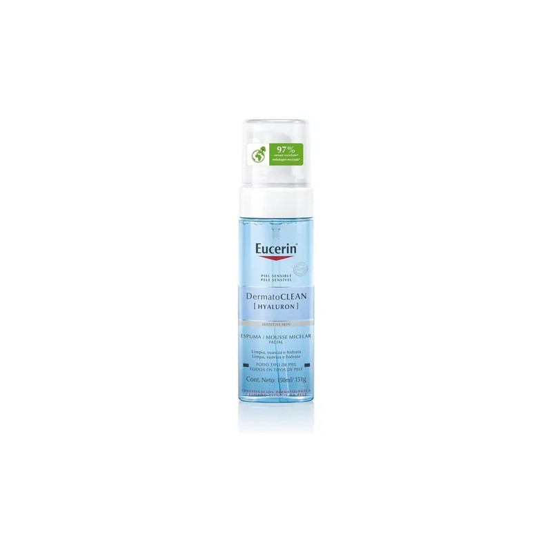 Eucerin Dermatoclean Hyaluron Espuma Micelar Facial 150ml
