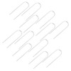 VILLFUL 12pcs U Shaped Garden Ground Stakes for Tents Trampolines