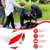 IYJIA Reflektierendes Klebeband Weiß und Rot Reflektierendes Klebeband 10 m