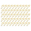 uxcell 50Pcs Triangle Ring Picture Hangers, 22x11mm Frame Hanging Fasteners