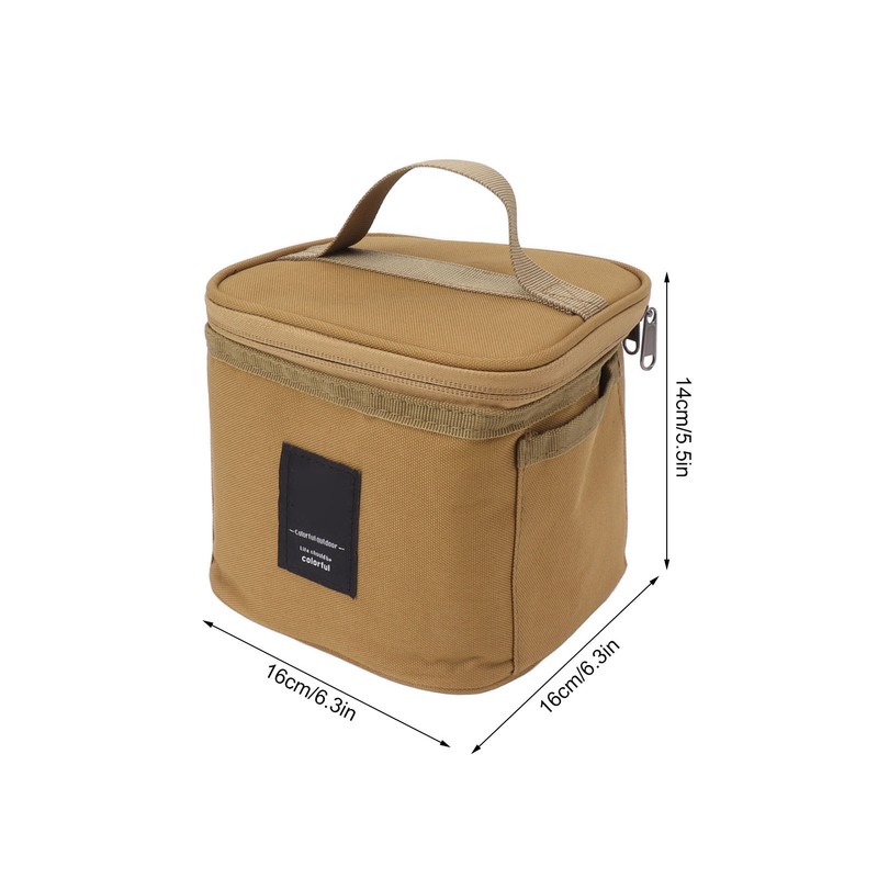 Spice Bottle Carry Bag Removable Inner Divider Oxford Cloth Portable