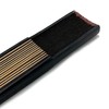 Hanakanzashi Men's Silk Hand Fan, For Gentlemen, With Fan Holder,