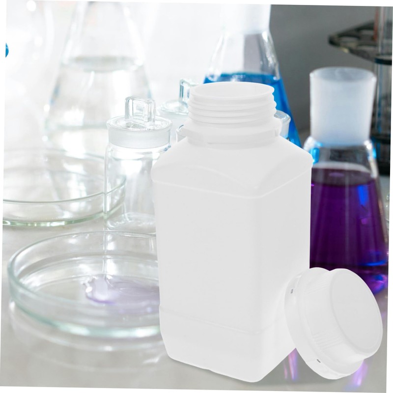 ABOOFAN 2pcs Wide Mouth Reagent Storage Bottle Sturdy Pe Chemical