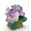 Fine Porcelain Iris Flower Figurine, 5-1/2" L