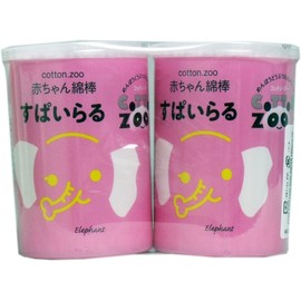 【まとめ買い】コットンズー 赤ちゃん綿棒 スパイラル 波型×3個