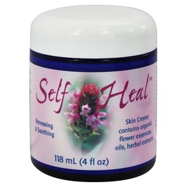 Flower Essence Services Self-Heal Cream Jar, 4 Ounce