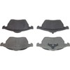 Wagner ThermoQuiet MX555A Semi-Metallic Disc Pad Set, Front
