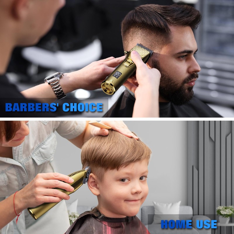 FADEKING® Professional Hair Clippers for Men - Cordless Barber Clippers