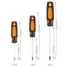 COM-FOUR® 6-piece screwdriver set, compact screwdriver set, Phillips screwdriver and