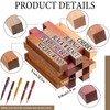 Colarr 20 Sets Woodturning Pen Kits Project Supplies Including 7mm