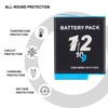 2-Pack Hero 12 11 10 9 Batteries with 3 Channel