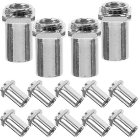 EXCEART Drum Swivel Nut 20pcs 5mm Tom Drum Spare Parts Replacement Tom Lug Floor Drum Swivel Nuts