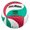 Balón Voleibol Molten V5m5000 Flistatec Piel Sintética No. 5 Blanco/verde/rojo