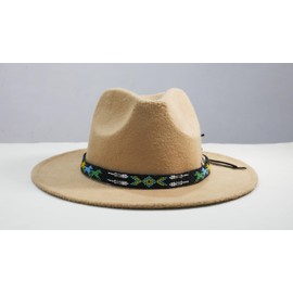 buybeaded Beaded Hat Band Native American Style Southwestern Cowboy Rode Handmade Head/Hat Band Collection 2, Horse (Black ), 1 Count (Pack of 1)