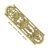 TERF® 225mm X 70mm Antique Solid Brass Fancy Finger Plate