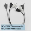 UamGlsob 2Pairs Elastic Shoelaces for Shoes, No Tie Bungee Stretchy