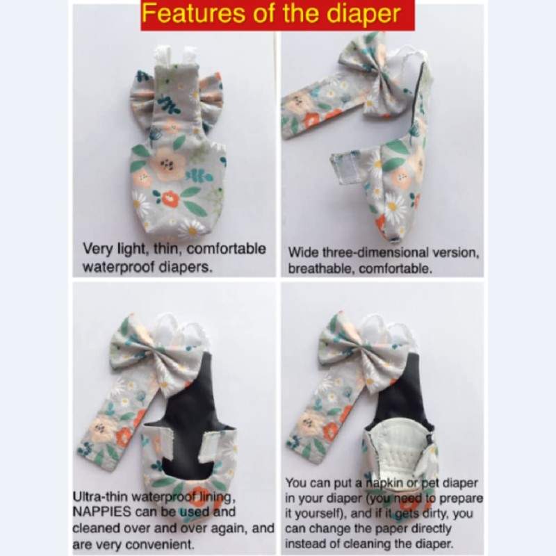 Duck & Goose Diapers - Waterproof, Adjustable, Washable & Reusable